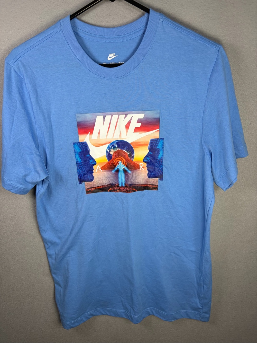 Nike Light Blue Short-Sleeve Graphic Tee